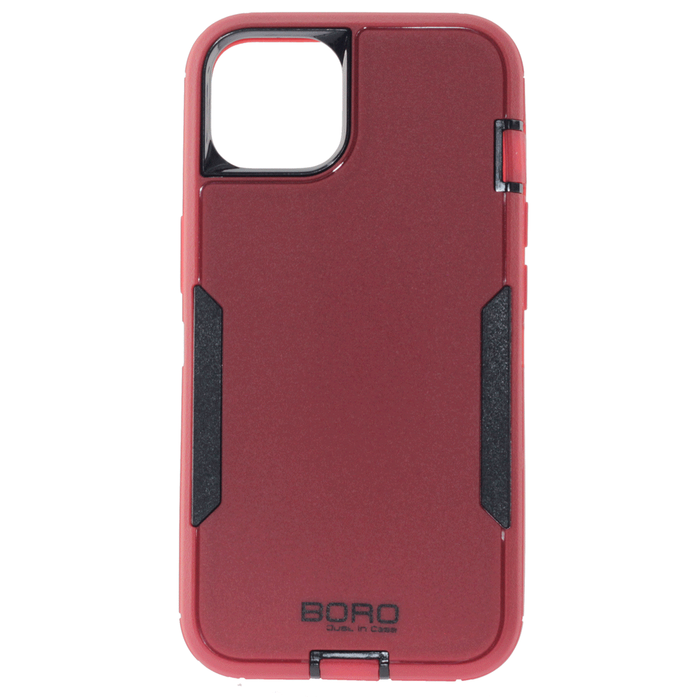 Apple iPhone 12/12 Pro, (BORO) Slim Armor Case, Color Red