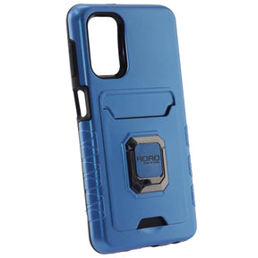 BORO Case For Samsung A32 5G, Magnetic Ring Armor Case With Card Holder Function,