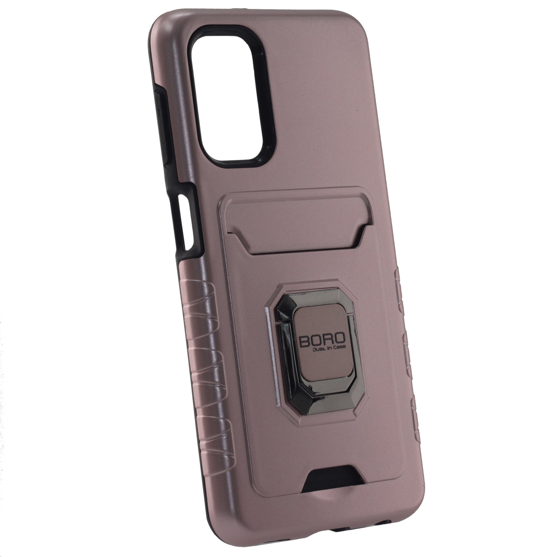 BORO Case For Samsung A32 5G, Magnetic Ring Armor Case With Card Holder Function, 