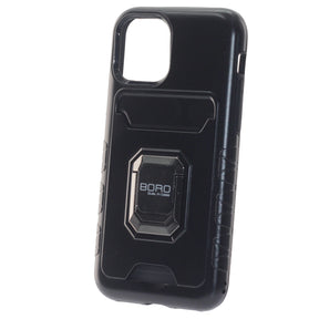Apple iPhone 11 Pro, (BORO) Ring Armor Case, Color Black