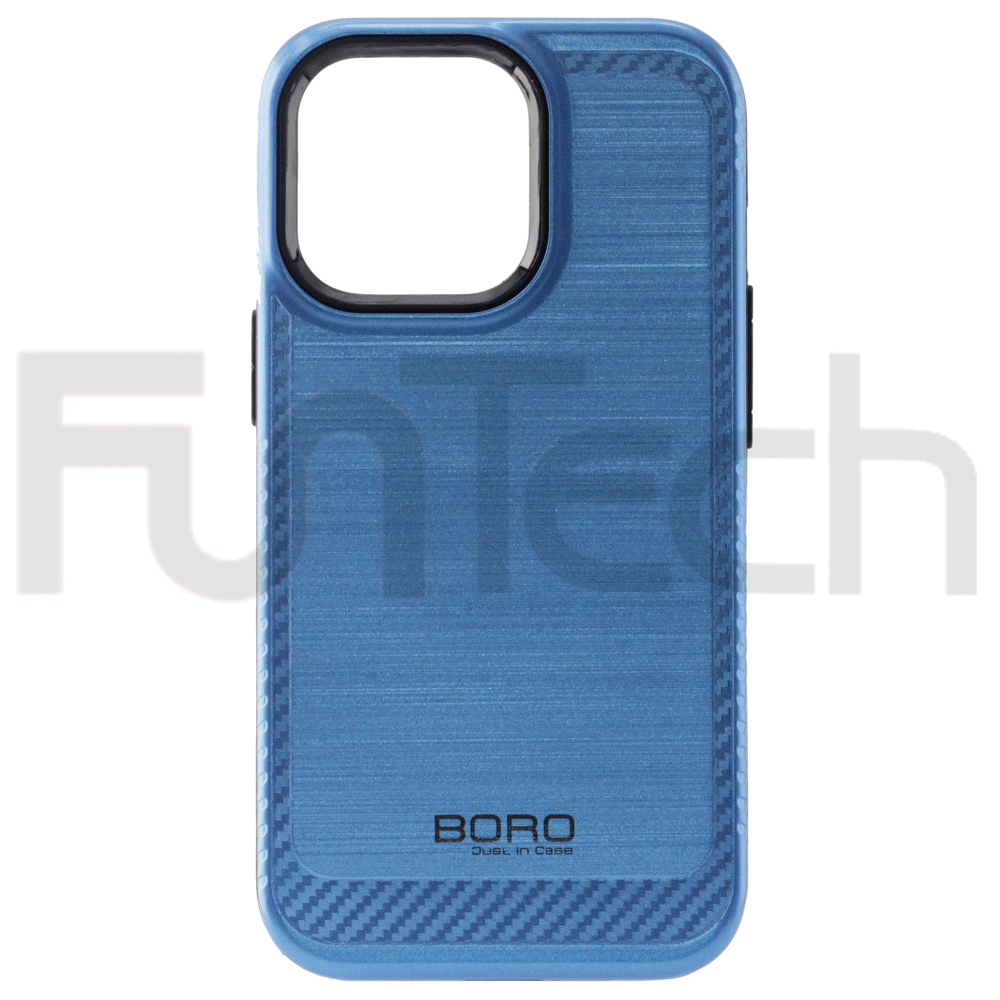 BORO Case For Apple iPhone 13 Pro, Slim Armor Case, Color Blue