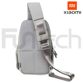 Multifunctional Urban Single Shoulder Backpack Light Gray