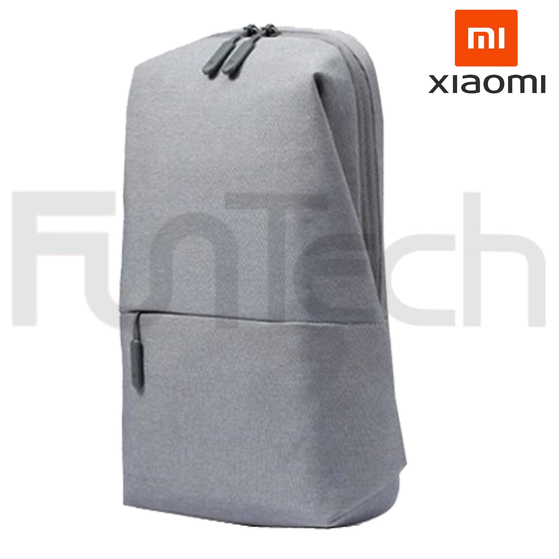 Multifunctional Urban Single Shoulder Backpack Light Gray