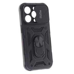 Apple iPhone 14 Pro Case, Ring Armor Case with Lens Cover, Color Black