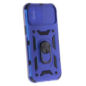 Apple iPhone 12 Pro Max Case, Ring Armor Case with Lens Cover, Color Blue