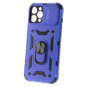 Apple iPhone 12 Pro Max Case, Ring Armor Case with Lens Cover, Color Blue