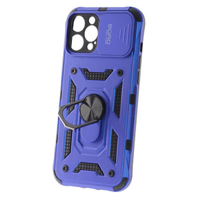 Apple iPhone 12 Pro Max Case, Ring Armor Case with Lens Cover, Color Blue