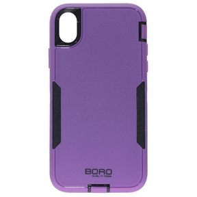 Apple iPhone XR, (BORO) Slim Armor Case, Color Purple