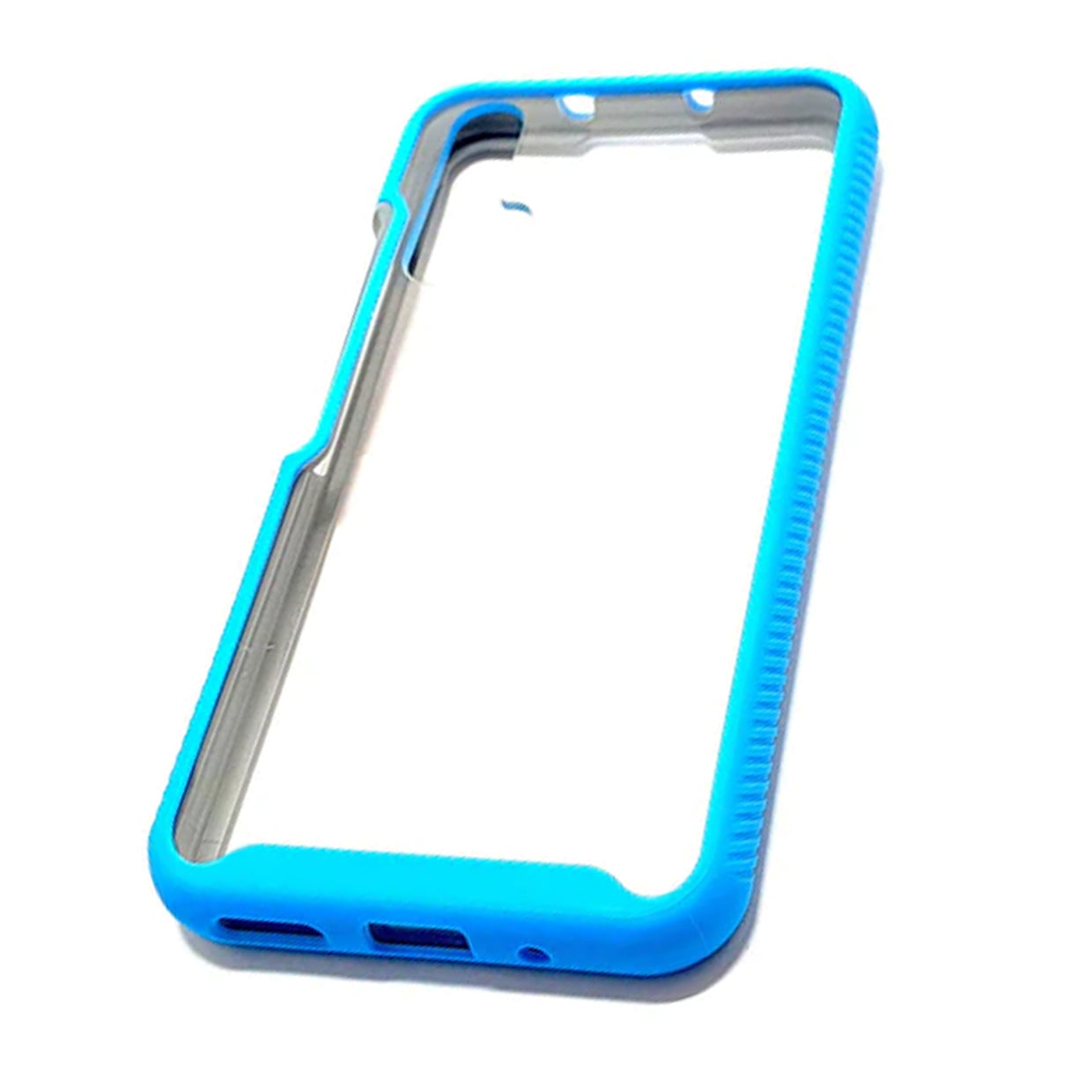 Huawei, Nova 5T, Shockproof, blue clear transparent phone case.