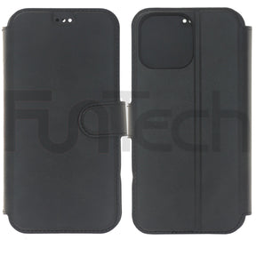 iPhone 13 Pro Max, Wallet Case, Color Black.