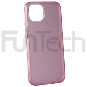 Apple iPhone 13, Double Sided Frosted Surface, Color Pink.