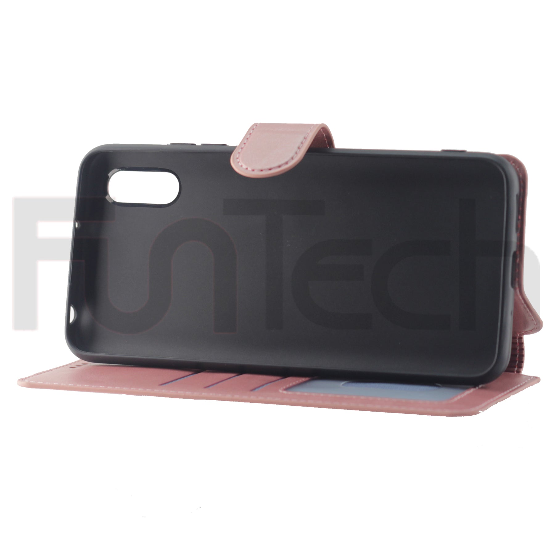 Xiaomi, Redmi 9AT, Leather Wallet Case, Color Pink.