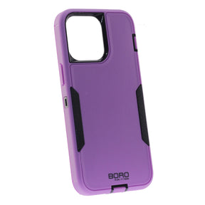 iPhone 14 Pro, Defender Case, (BORO) Color Purple