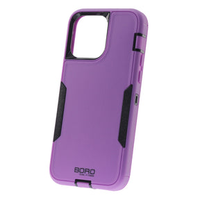 iPhone 14 Pro, Defender Case, (BORO) Color Purple