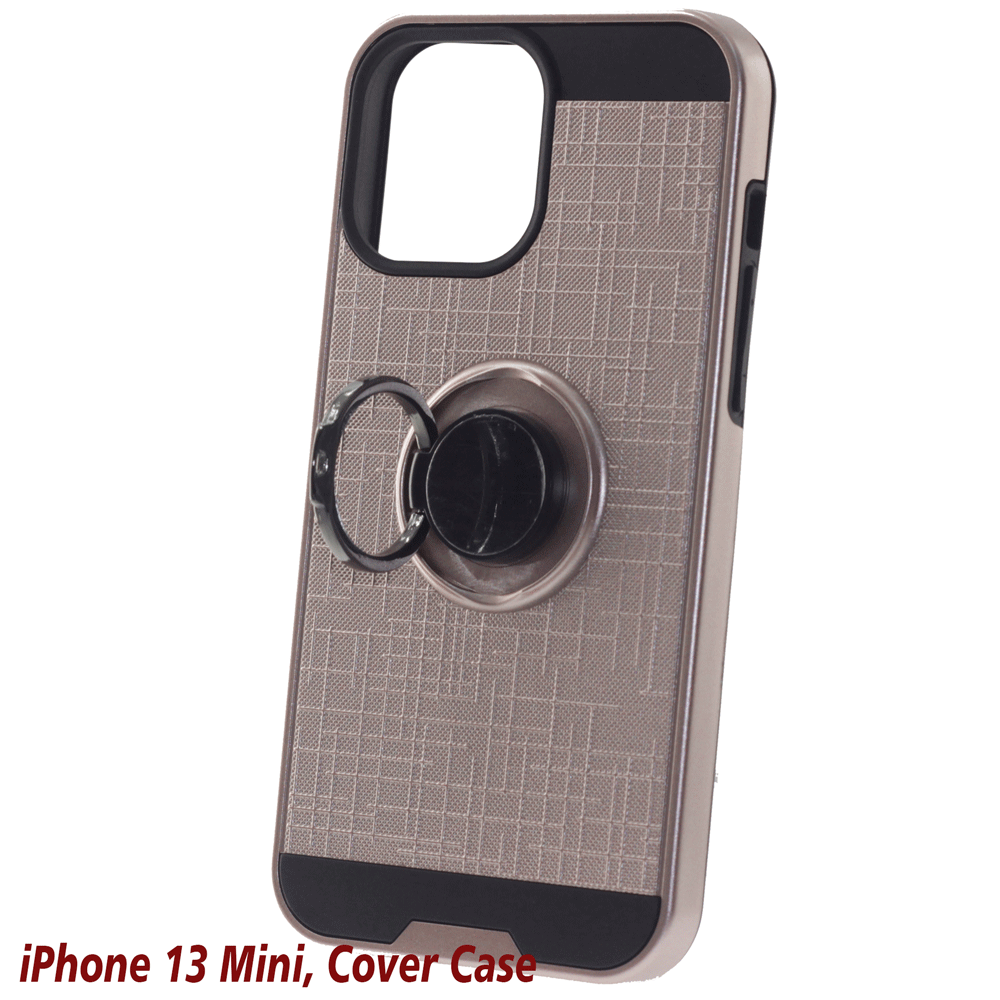 Apple iPhone 13 Mini Case, Ring Armor Case, Color Rose Gold.