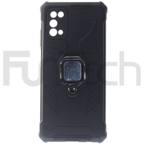 Samsung A02S, Ring Armor Case, Color Black.
