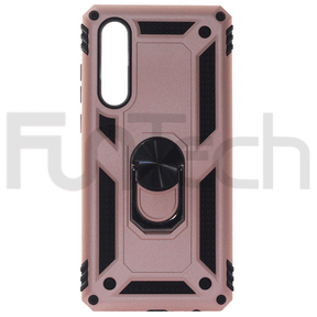 Huawei P30, Ring Armor Case, Color Rose Gold.