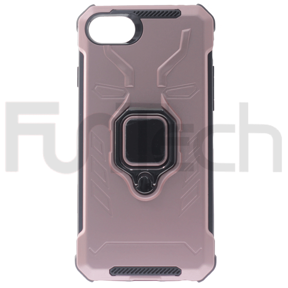 Apple iPhone 6/7/8/SE2020, Ring Armor Phone Case, Color Rose Gold.
