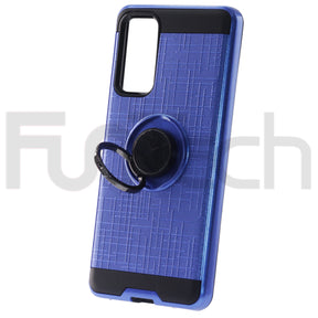 Samsung 20FE, Ring Armor Case, Color Blue.