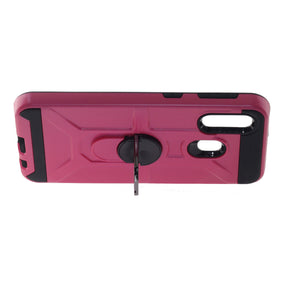 Samsung A40, Ring Armor Case, Color Pink/Red.