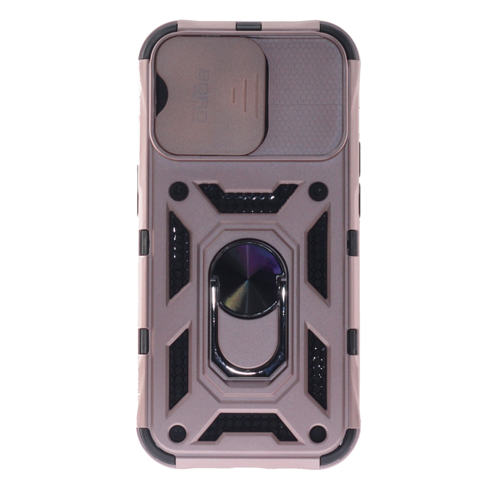 Apple iPhone 14 Pro Case, Ring Armor Case with Lens Cover, Color Rose Gold
