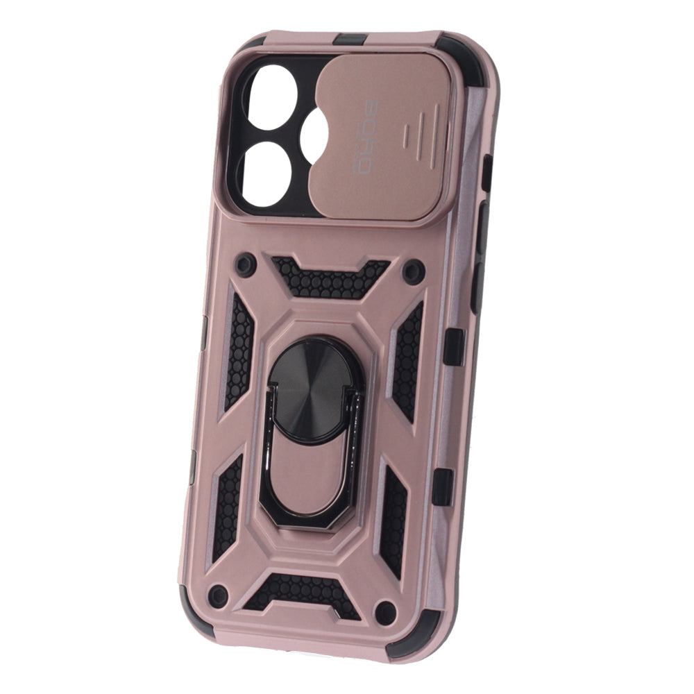 Apple iPhone 14 Pro Case, Ring Armor Case with Lens Cover, Color Rose Gold