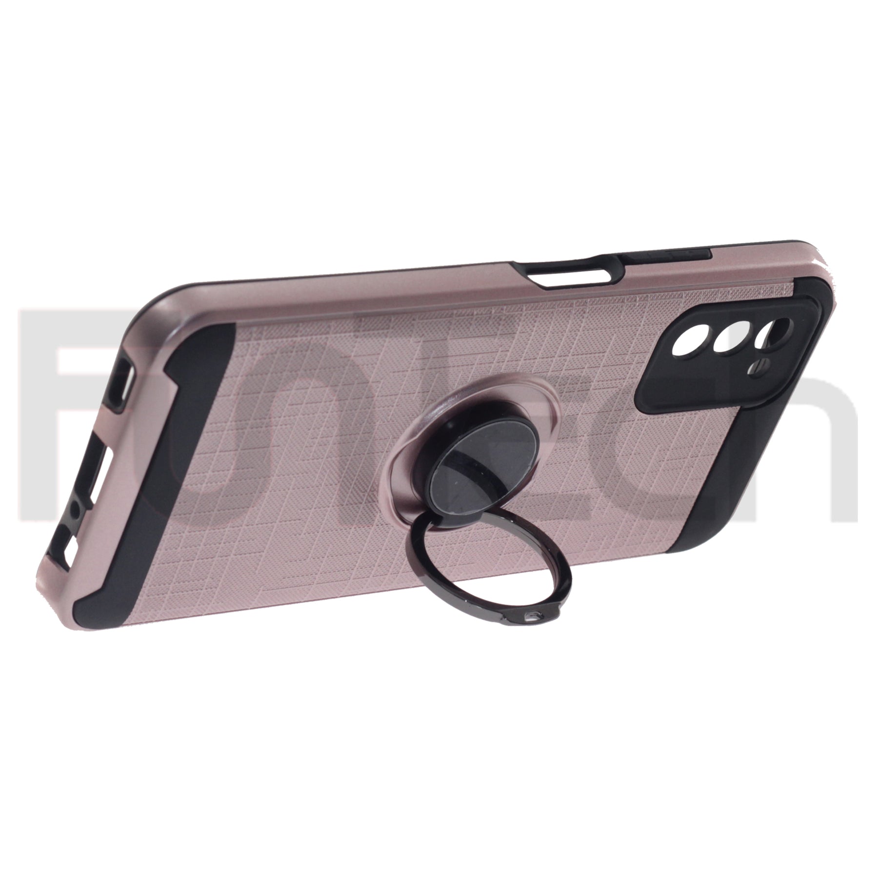 Samsung A03S, Ring Armor Case, Color Rose Gold.