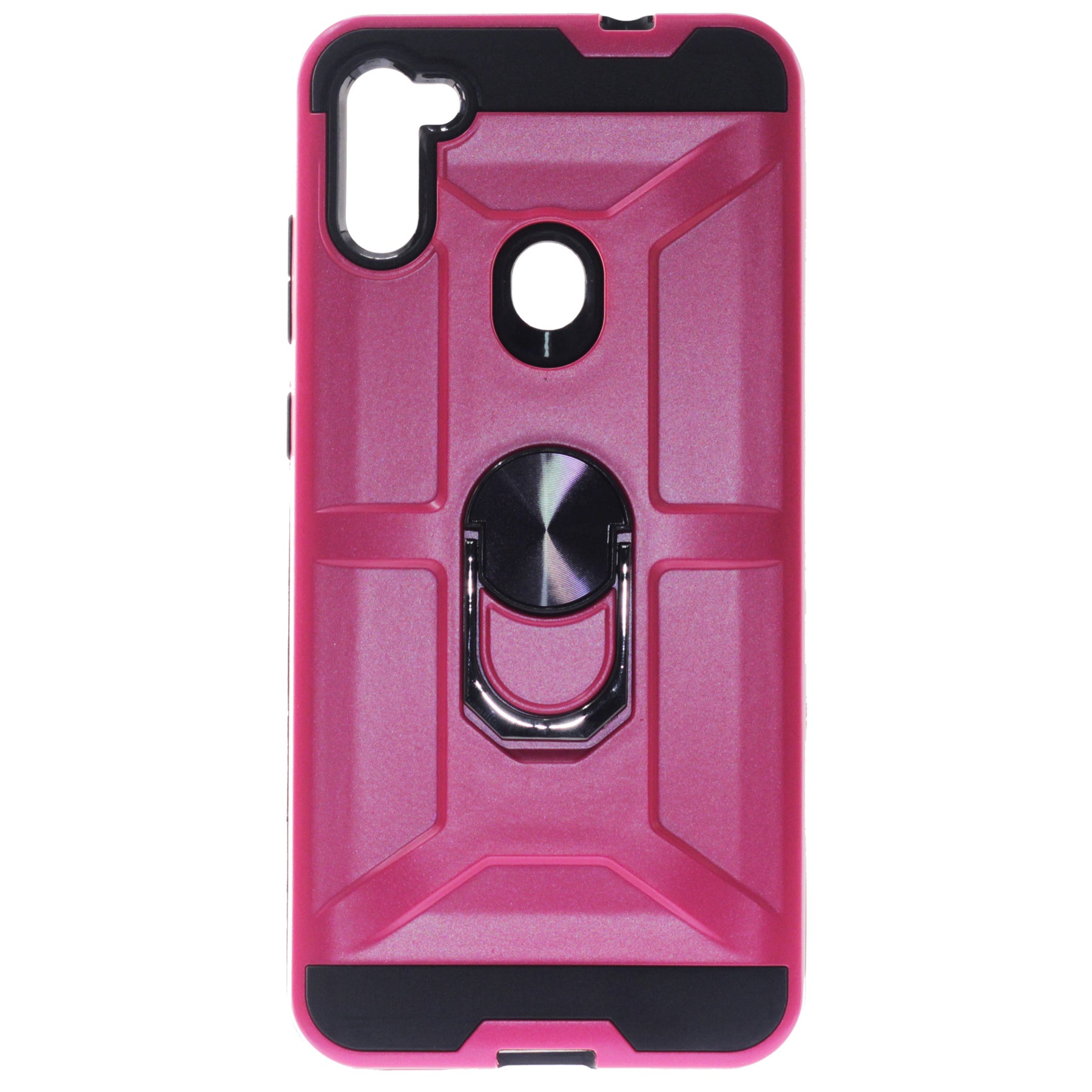Samsung A11, Ring Armor Case, Color Pink/Red