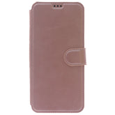 Samsung A12 5G, Leather Wallet Case, Color Rose Gold 