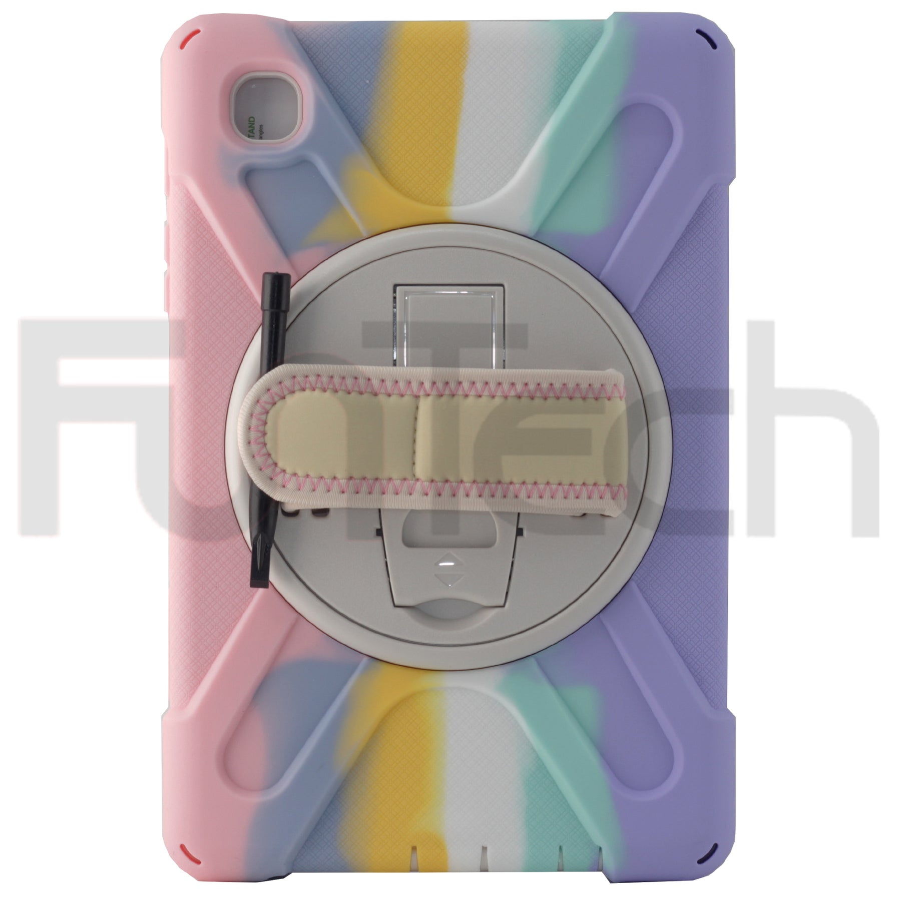 Samsung A7 Lite 8.7/ T220 2019 Drop & Shock Tab Case, Color Rainbow Pink.