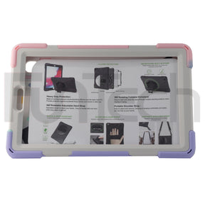 Samsung A7 Lite 8.7/ T220 2019 Drop & Shock Tab Case, Color Rainbow Pink.
