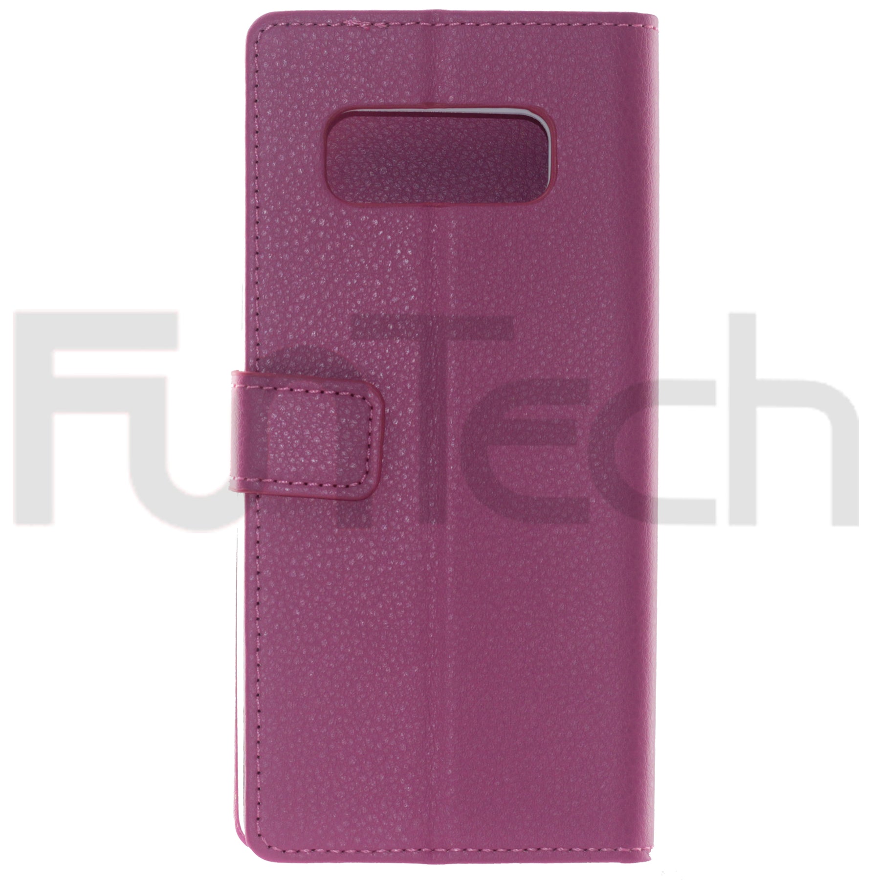 Samsung Note 8, Leather Wallet Case, Color Pink.