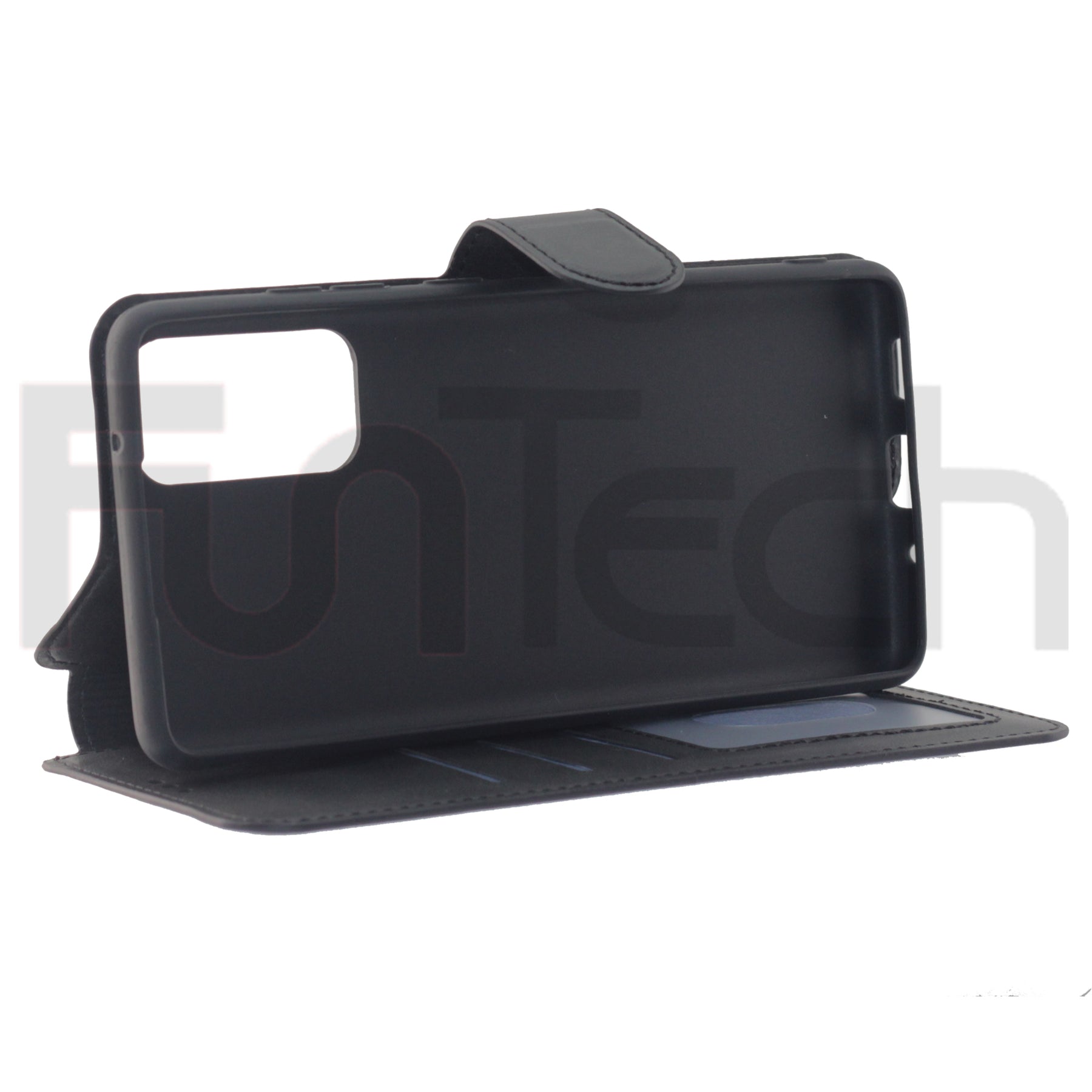 Samsung S20 FE, Leather Wallet Case, Color Black.