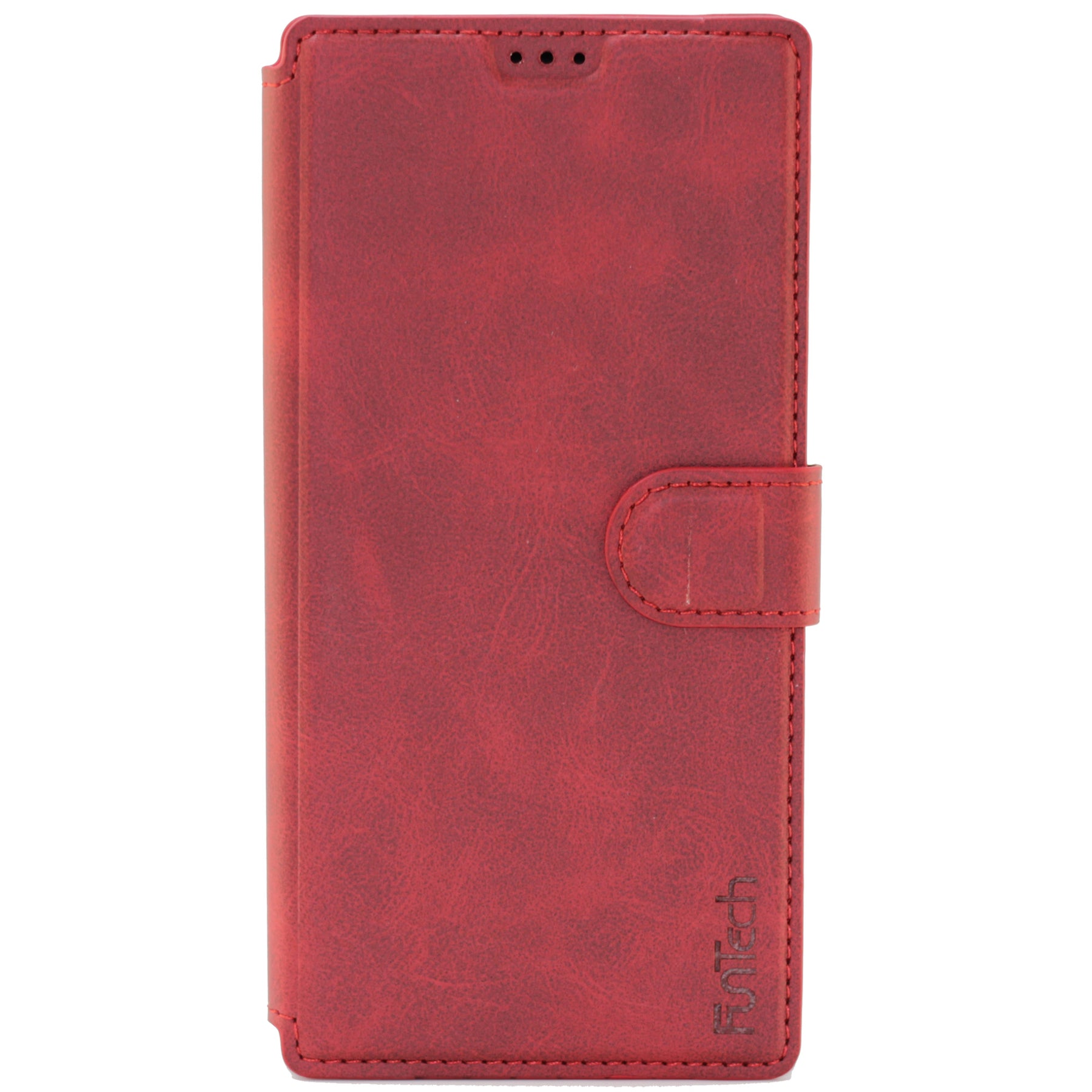 Samsung S21 Plus Leather Wallet Case, Color Red