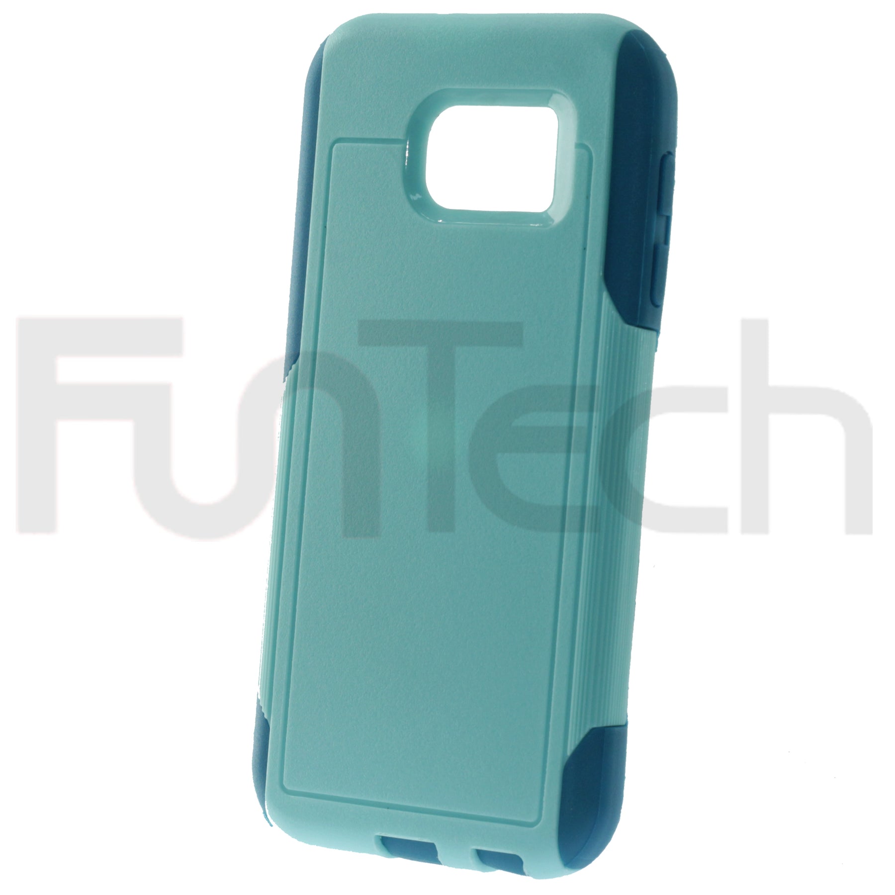 Samsung S6, Commuter Series Cover Case, Color Light Blue.