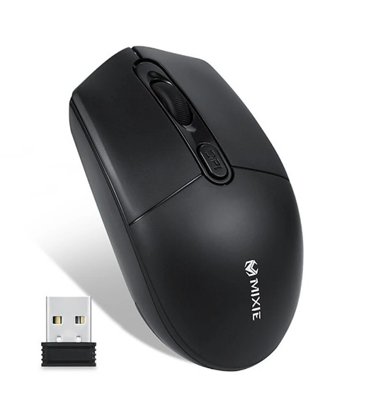 Mixie Wireless Mouse USB Plug & Play R520