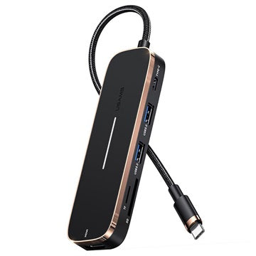 USAMS US-SJ575 6-IN-1 USB-C HUB WITH HDMI PORT