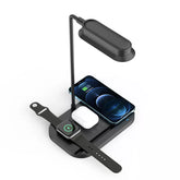 4 in 1 Multifunctional 15W Wireless Charger with 5W Desk Lamp