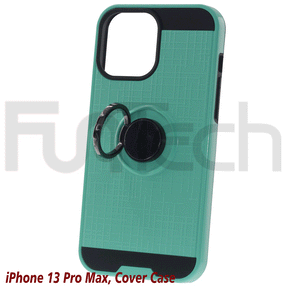 Apple iPhone 13 Pro Max, Ring Armor Case, Color Teal.