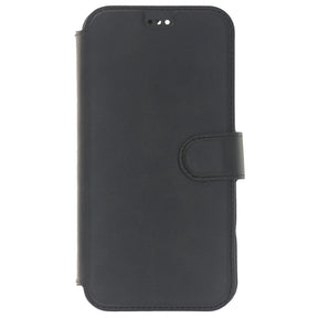 iPhone 13 Pro Max Case, Leather Wallet Case, Color Black