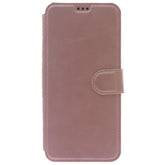 iPhone 13 Pro Max Case, Leather Wallet Case, Color Pink.