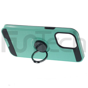 Apple iPhone 13 Pro, Ring Armor Case, Color Teal.