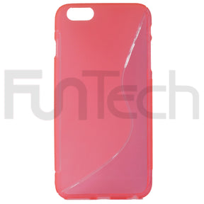 Apple, iPhone 6/6S, 5.5" Matte Gel Case, Color Pink.