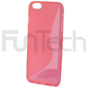 Apple, iPhone 6/6S, 5.5" Matte Gel Case, Color Pink.
