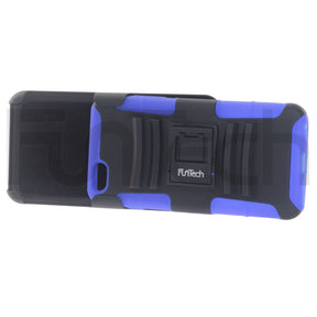 Apple, iPhone 6/6S, 5.5"Rugged Shockproofl Case with Beltclip, Color Black/Blue.