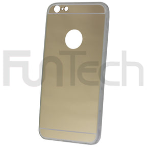 Apple iPhone 6 Plus / 6s Plus, Gel Case With mirror Gold, Color Golden.