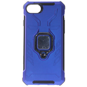 iPhone 6/7/8/SE 2020 Case, Ring Armor Phone Case, Color Blue.
