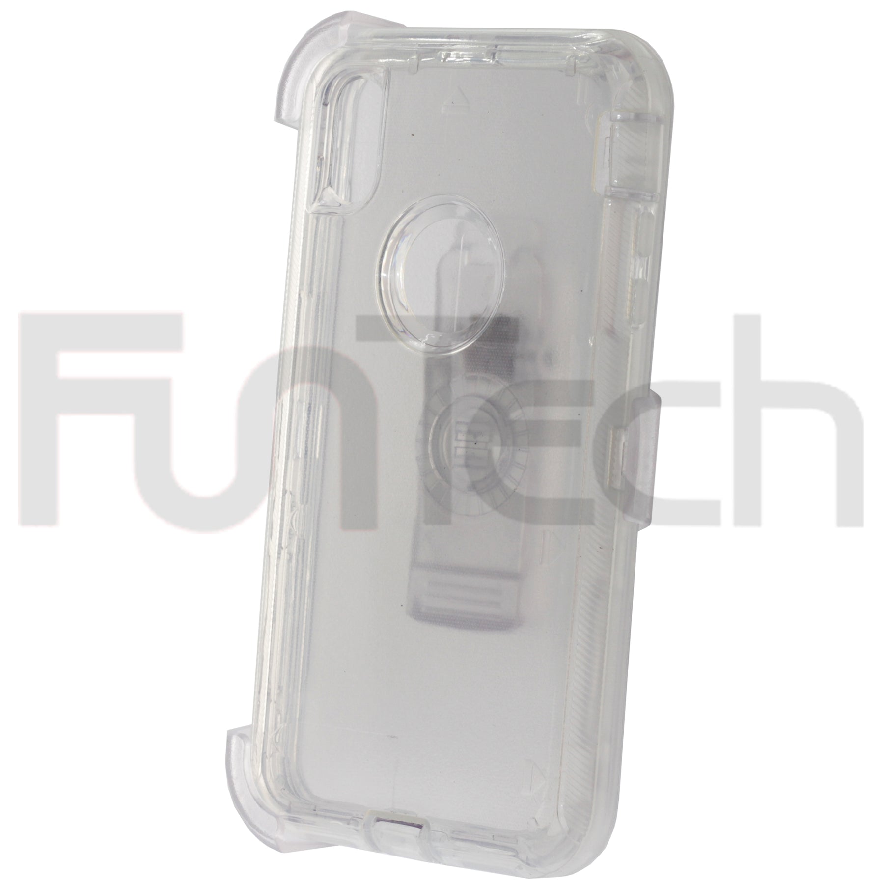 Apple iPhone XS Max, Defender Case, Color Clear.