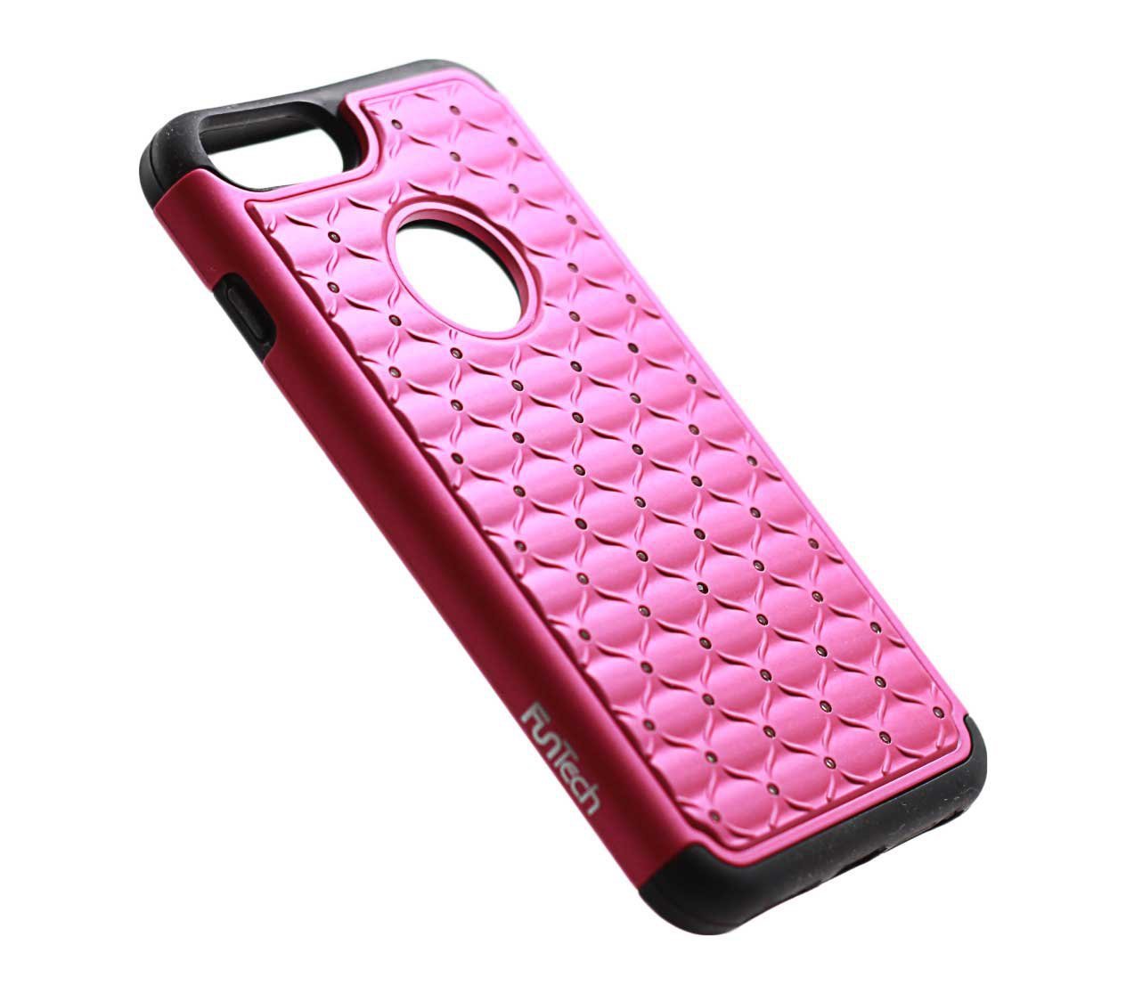 iphone 7/8 plus case diamond shockproof protective pink