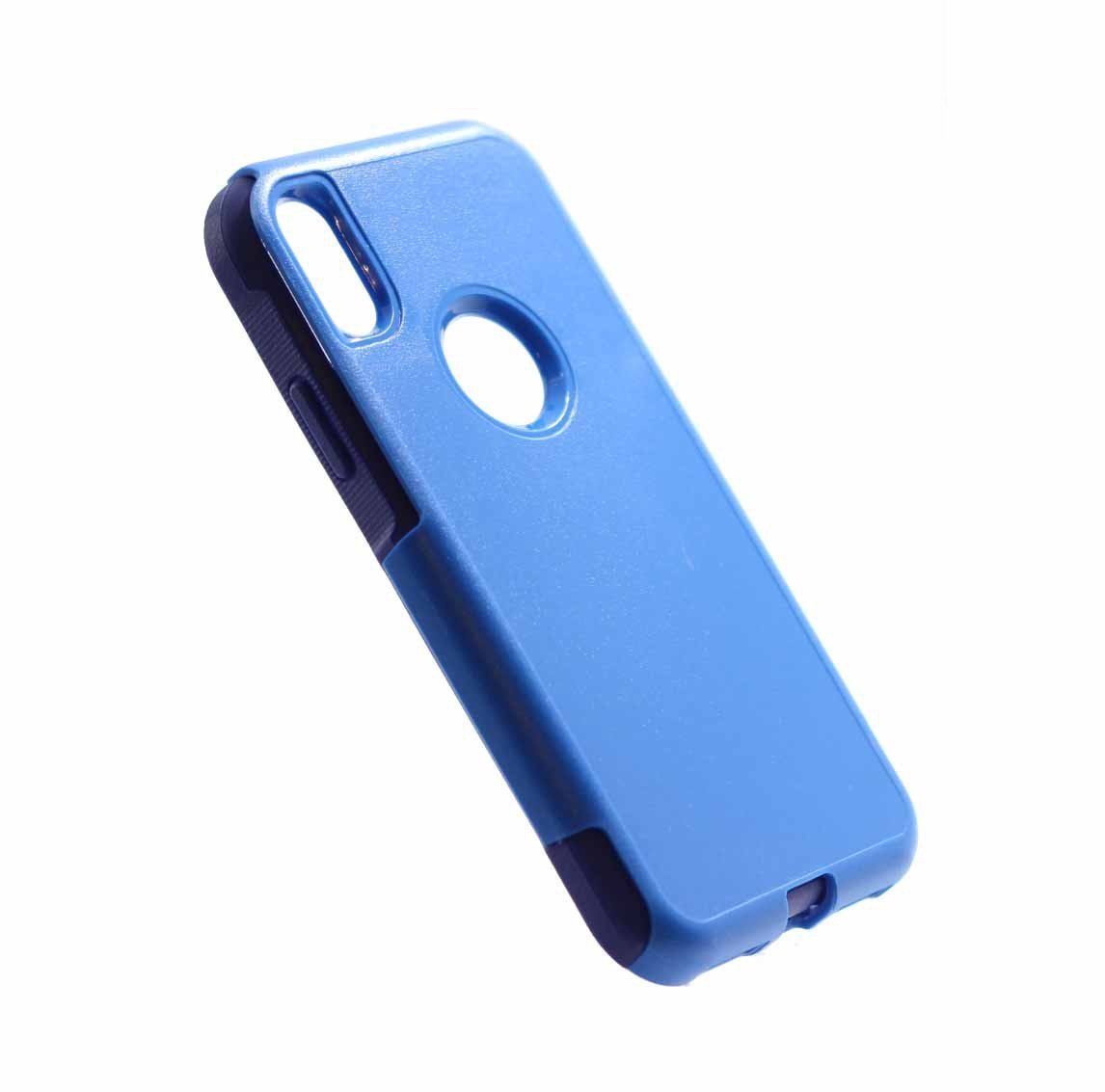 iphone X iphone XS commuter protective shockproof phone case dark blue